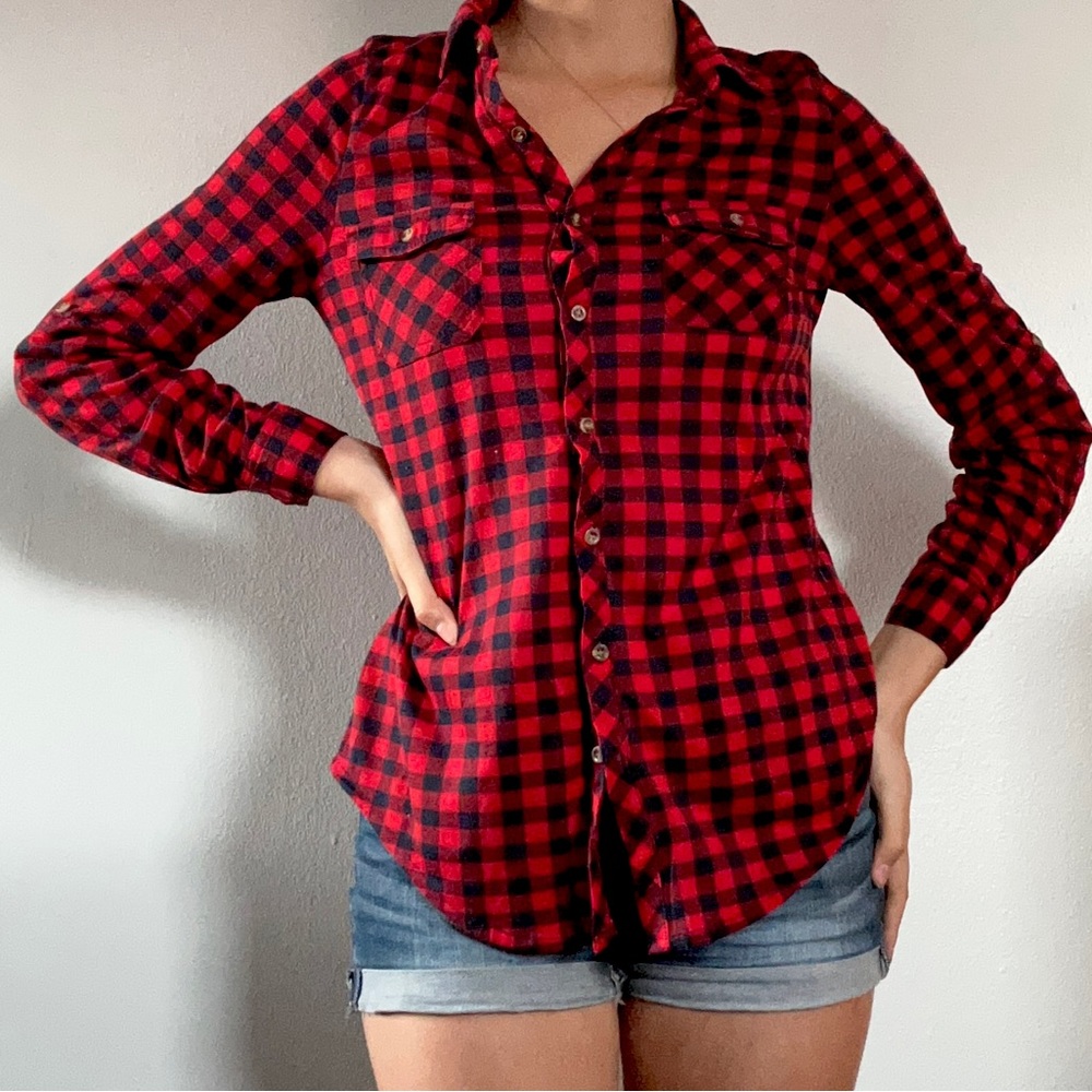 Plaid Button Down Shirt